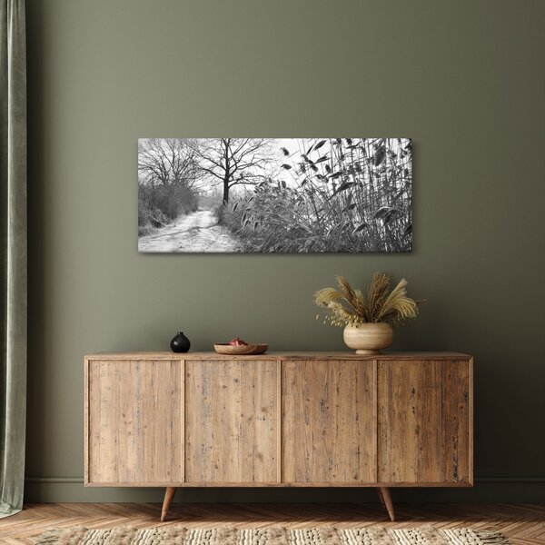 Slika - Polja zimi (120x50 cm)