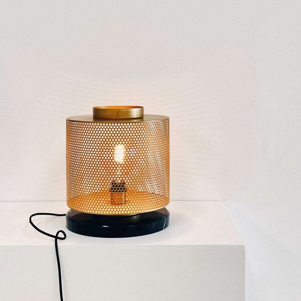 Stolne Lampa Dyberg Larsen, Nantes, Zlato / mjed, Dnevna soba, Mjed, Skandinavski