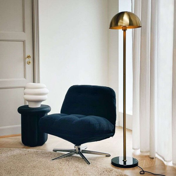 Podne Lampa Dyberg Larsen, Menton, Zlato / mjed, Dnevna soba, Mjed, Skandinavski