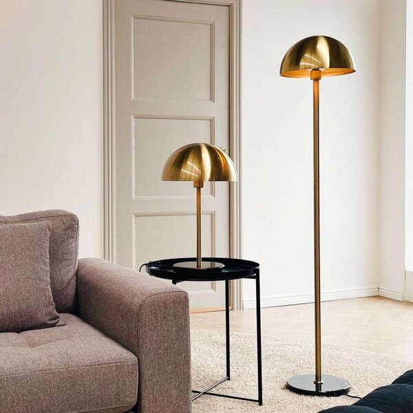 Podne Lampa Dyberg Larsen, Menton, Zlato / mjed, Dnevna soba, Mjed, Skandinavski