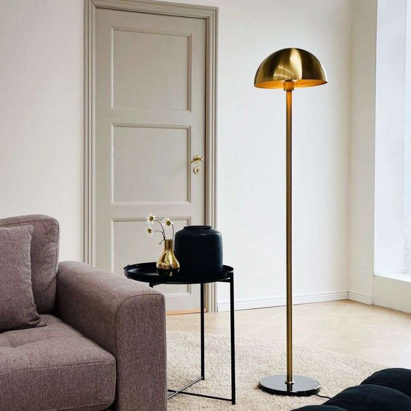 Podne Lampa Dyberg Larsen, Menton, Zlato / mjed, Dnevna soba, Mjed, Skandinavski