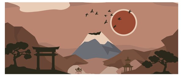 Slika - Japan N⁰1 (120x50 cm)