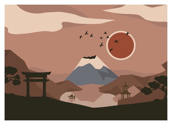 Slika - Japan N⁰1 (70x50 cm)