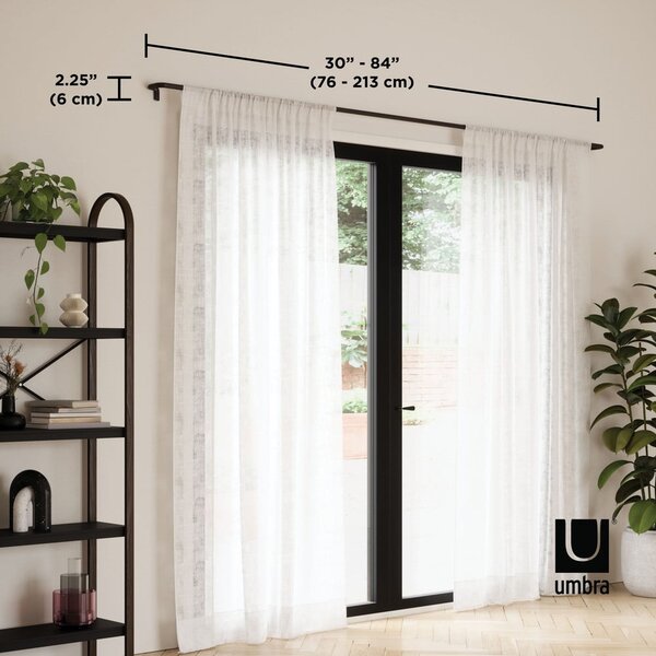 Željezna proširiva karniša 76 - 213 cm Twilight – Umbra