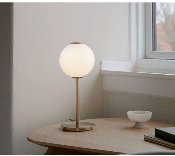 Stolne Lampa UMAGE, prigušiv, Zlato / mjed, Dnevna soba, Metal