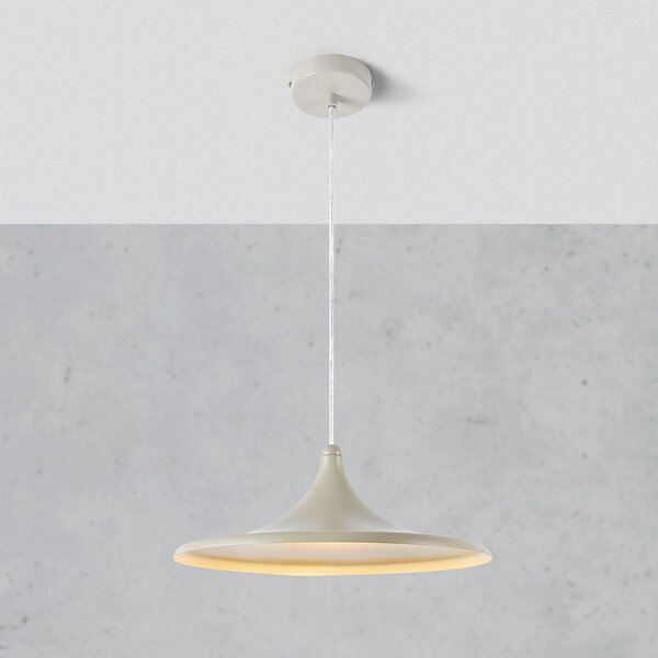 Markslöjd BEAM LED viseća svjetiljka, bež, aluminij, Ø 37 cm, prigušiva, Bež, Dnevni boravak/blagovaonica, Aluminij