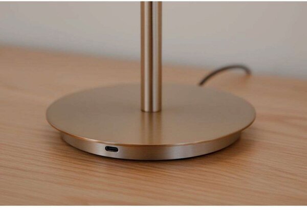 Stolne Lampa UMAGE, prigušiv, Zlato / mjed, Dnevna soba, Metal