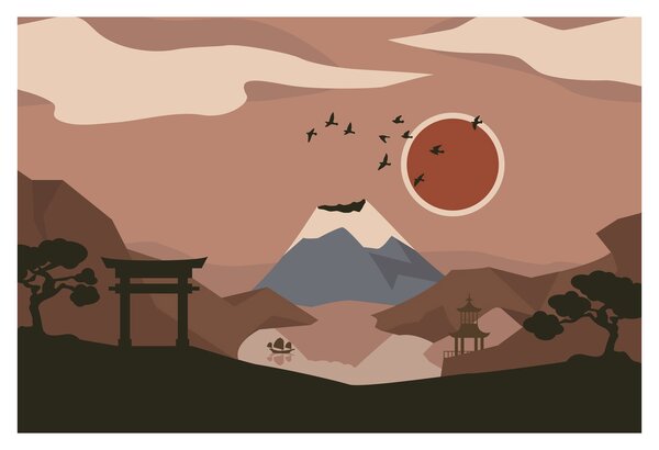 Slika - Japan N⁰1 (90x60 cm)