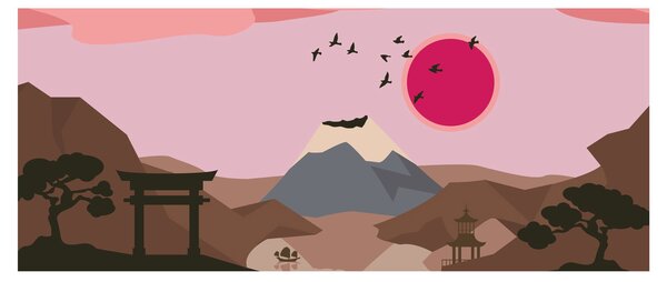 Slika - Japan N⁰2 (120x50 cm)