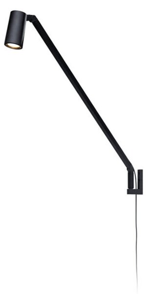 Zidne Svjetiljka Nemo Lighting, prigušiv, Crno, Dnevna soba, Aluminij