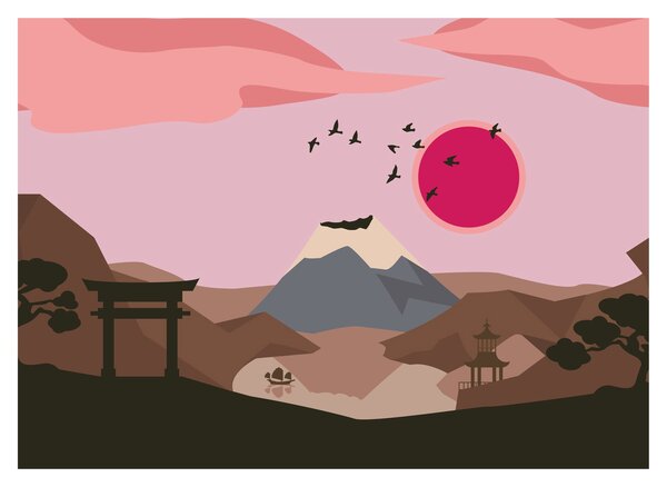 Slika - Japan N⁰2 (70x50 cm)