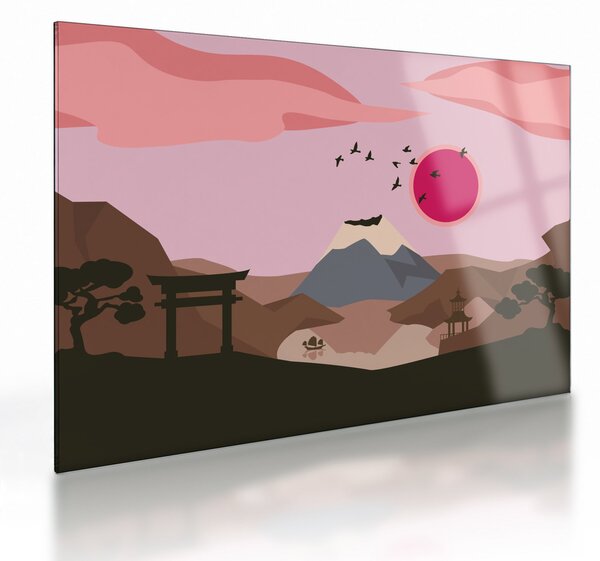 Staklena slika - Japan N⁰2 (70x50 cm)