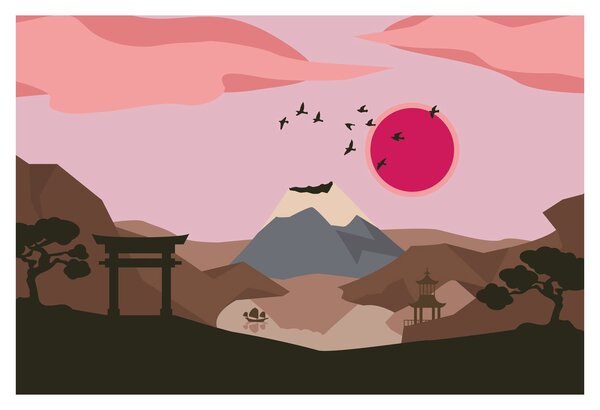 Slika - Japan N⁰2 (90x60 cm)