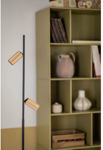 Podne Lampa ANTIDARK, Crno, Dnevna soba