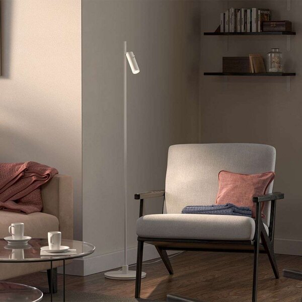 Podne Lampa Herstal, Bijela, Dnevna soba, Metal