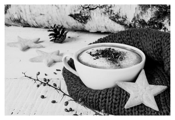 Slika - Zimski cappuccino (90x60 cm)