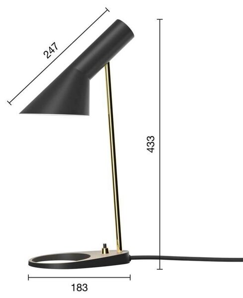 Stolne Lampa Louis Poulsen, Bijela, Dnevna soba, Metal