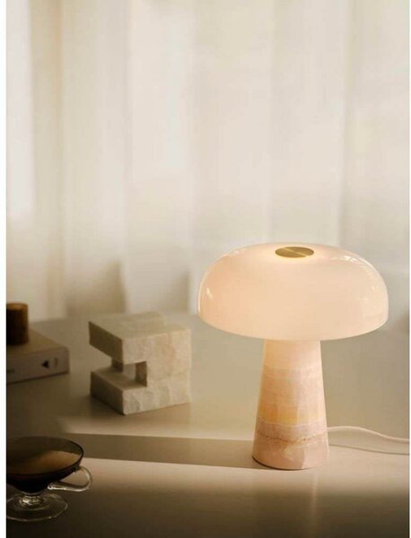 Stolne Lampa DFTP by Nordlux, Glossy, Ružičasta ruža, Dnevna soba, Mramor, Skandinavski