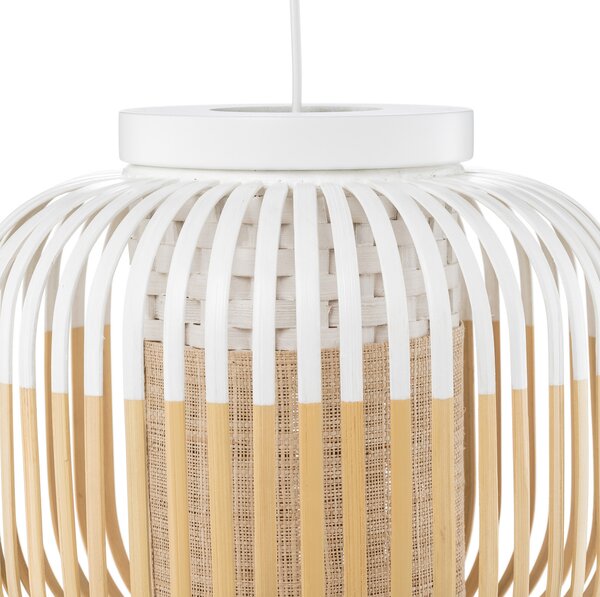 Stropne Svjetiljka Forestier, Bamboo Light XS, prigušiv, Bijela, Dnevna soba, Bambus, Dizajn