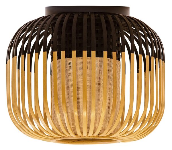 Stropne Svjetiljka Forestier, Bamboo Light XS, prigušiv, Crno, Dnevna soba, Bambus, Dizajn