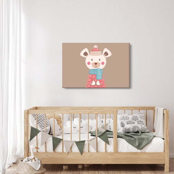 Slika - Miš sa šalom (90x60 cm)