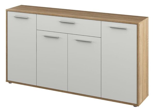 Zondo.hr Komoda Lunea (hrast sonoma + bijela) . 1096885