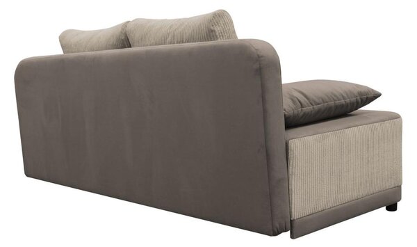 Zondo.hr Sofa na razvlačenje Sonta (sivo-bež) (s prostorom za odlaganje). 1096912