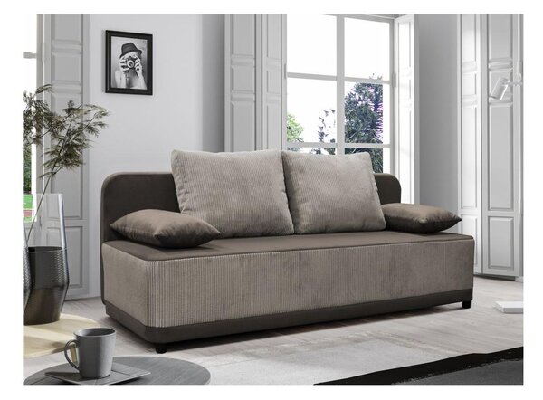 Zondo.hr Sofa na razvlačenje Sonta (sivo-bež) (s prostorom za odlaganje). 1096912