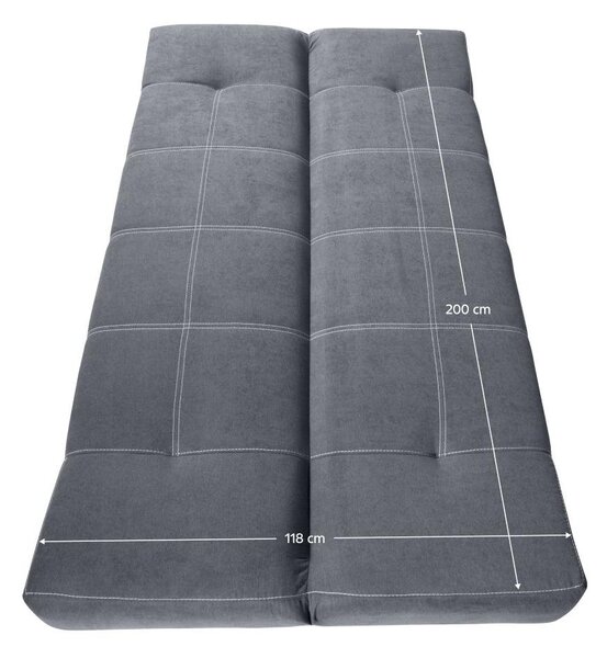 Zondo.hr Sofa na razvlačenje Gona (siva) (s prostorom za odlaganje). 1096924