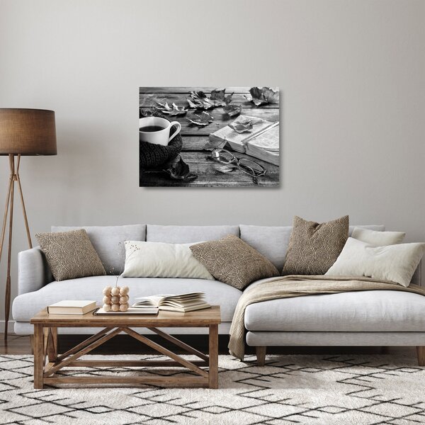 Staklena slika - Miran jesenji dan (70x50 cm)