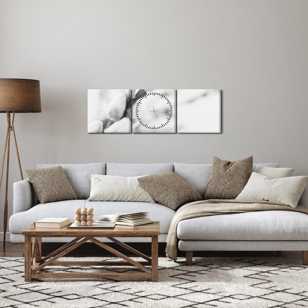 Slika - Početak proljeća (sa satom) (90x30 cm)