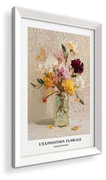Tiskana slika s okvirom 56x75 cm Sunny Bouquet – Styler
