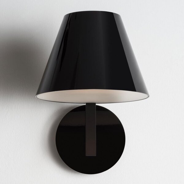 Zidne Svjetiljka Artemide, La Petite, Crno, Dnevna soba, Metal, Dizajn
