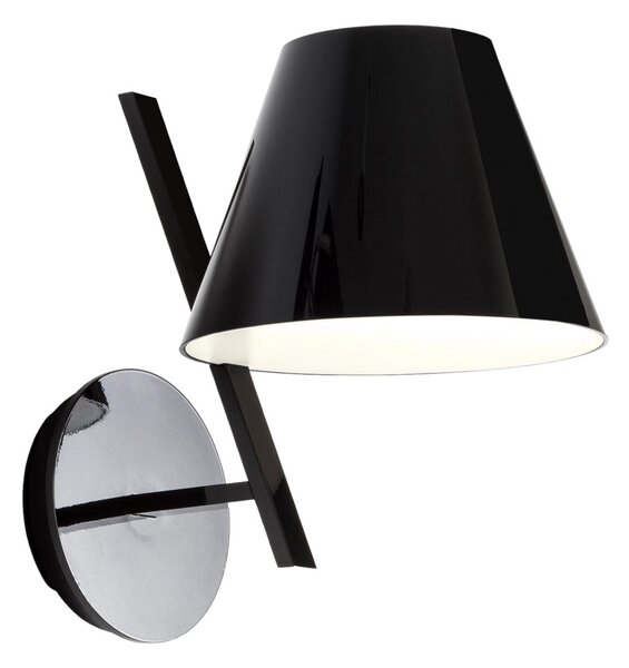 Zidne Svjetiljka Artemide, La Petite, Crno, Dnevna soba, Metal, Dizajn