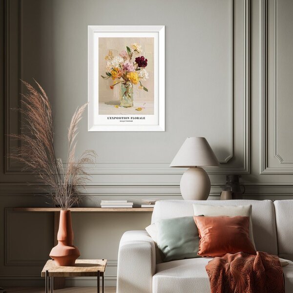 Tiskana slika s okvirom 56x75 cm Sunny Bouquet – Styler