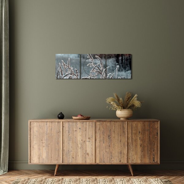 Slika - Smrznuta livada (sa satom) (90x30 cm)