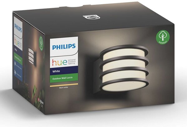 Vanjske Svjetiljka Philips Hue, Philips Hue Lucca, prigušiv, Crno, Metal, Moderan