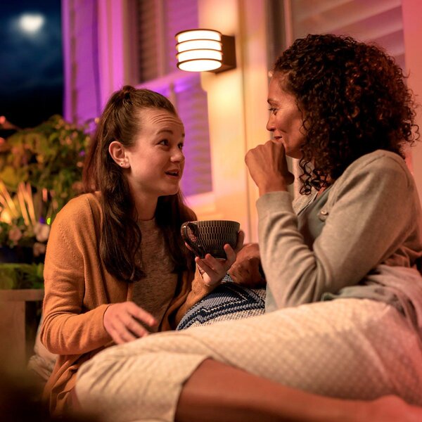 Vanjske Svjetiljka Philips Hue, Philips Hue Lucca, prigušiv, Crno, Metal, Moderan