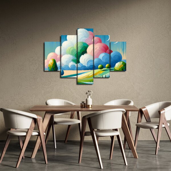 Slika - Krajolik s oblakom (150x105 cm)
