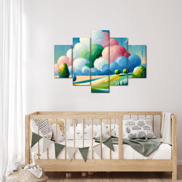 Slika - Krajolik s oblakom (150x105 cm)