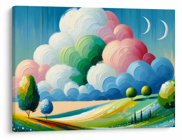 Slika - Krajolik s oblakom (70x50 cm)