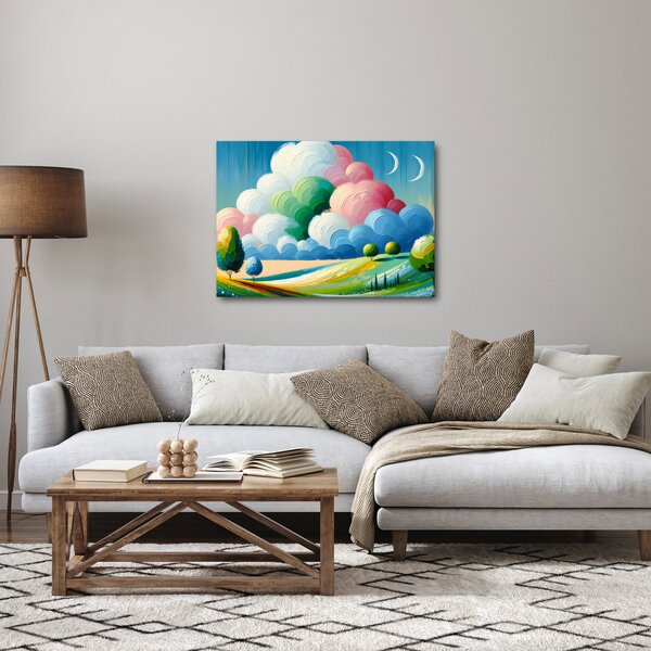Slika - Krajolik s oblakom (70x50 cm)