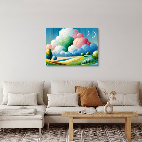Slika - Krajolik s oblakom (70x50 cm)