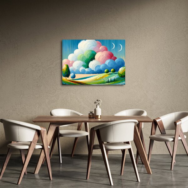 Slika - Krajolik s oblakom (70x50 cm)