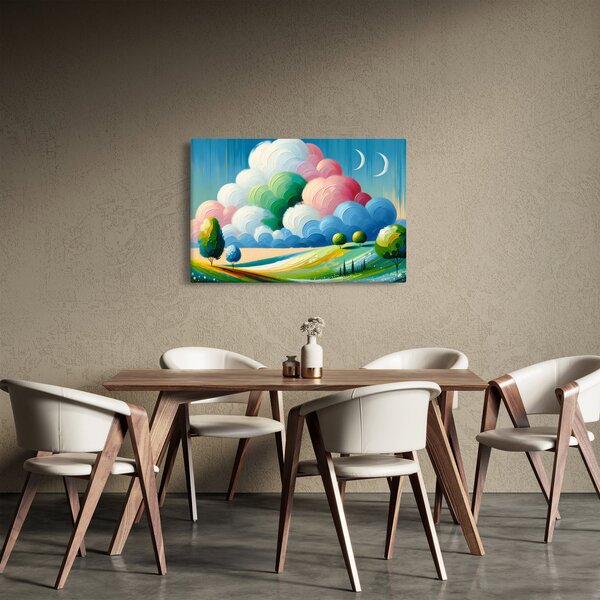 Slika - Krajolik s oblakom (90x60 cm)