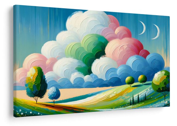 Slika - Krajolik s oblakom (90x60 cm)
