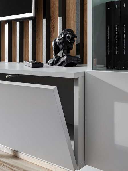 Zondo.hr Set za dnevni boravak Vertic (hrast artisan + perla gray). Akcija -21%. 1097589