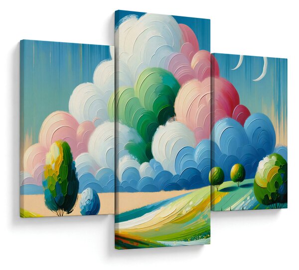 Slika - Krajolik s oblakom (90x60 cm)