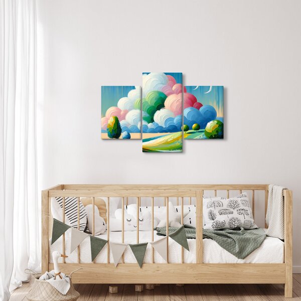 Slika - Krajolik s oblakom (90x60 cm)