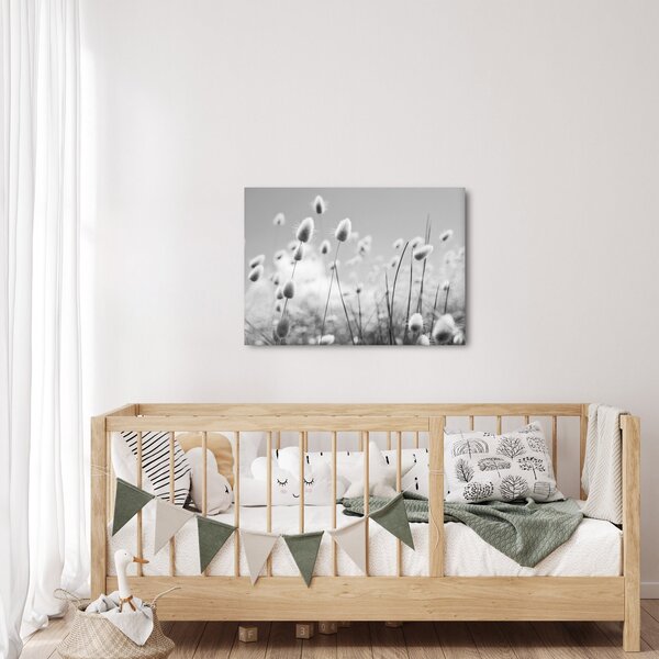 Slika - Boho trava od zečjeg repa (70x50 cm)